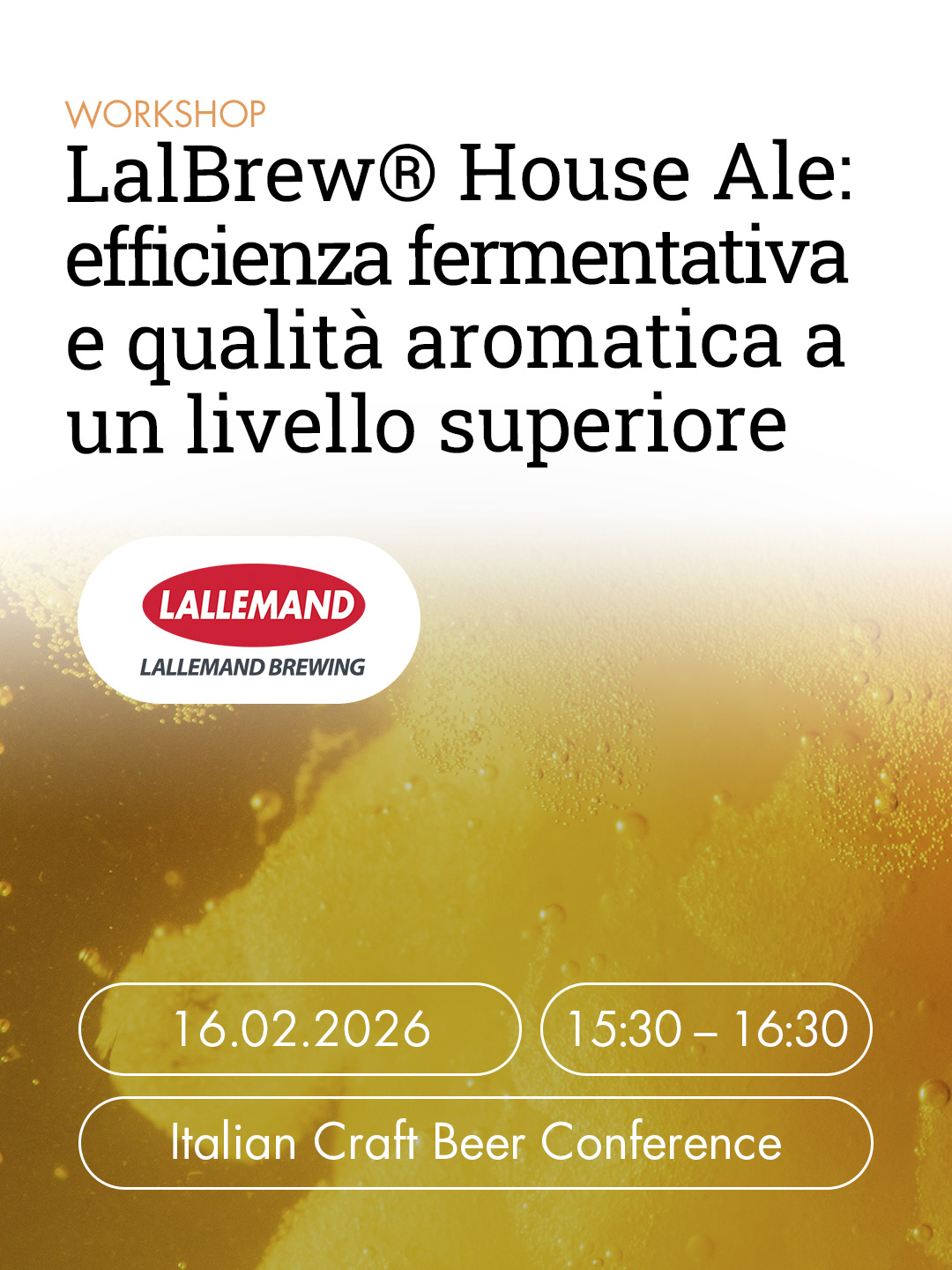 LalBrew® House Ale: efficienza fermentativa e qualità aromatica a un livello superiore