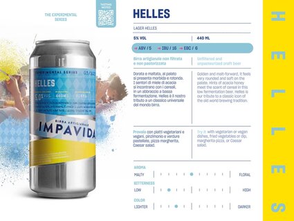Helles - Mexicalia -Pelèr – Vivienne  ; Unfiltered and unpasteurized craft beer (24L keg and can of 0,44L)