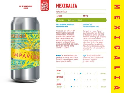 Helles - Mexicalia -Pelèr – Vivienne  ; Unfiltered and unpasteurized craft beer (24L keg and can of 0,44L)
