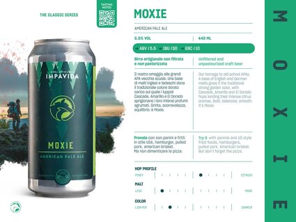 Free Solo – Moxie – Pacific COLD IPA ;  Unfiltered and unpasteurized craft beer (24L keg and can of 0,44L)