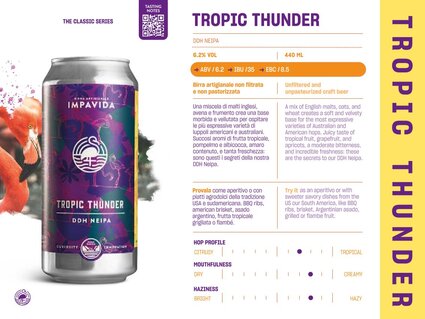 Chain Breaker – Tropic Thunder ; Unfiltered and unpasteurized craft beer (24L keg and can of 0,44L)