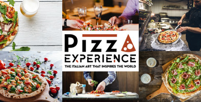 Pizza Experience's claim and logo
